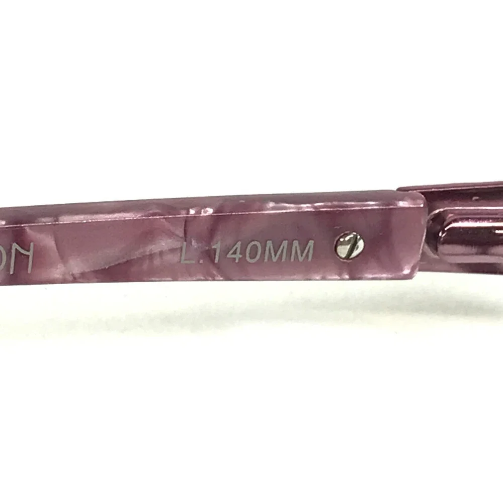 Clear Vision Eyeglasses Frames SOFIA ROSE Pink Purple Oval Half Rim 58-18-140